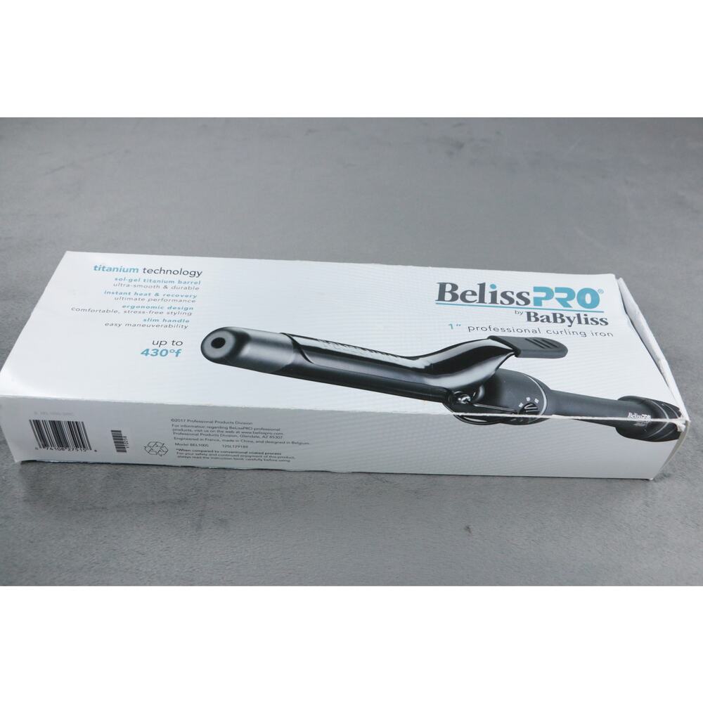 BaBylissPRO BelissPRO Titanium Curling Iron 1 Inch Professional Salon Tool